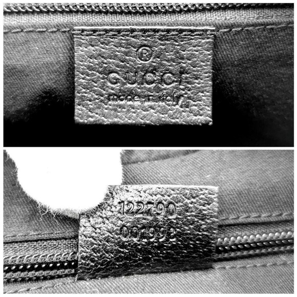 Gucci Dark Gray Monogram Shoulder Bag - Picture 15 of 16